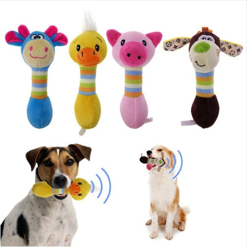 Cute Chew Squeaker Pet Toys for Dogs and Cats