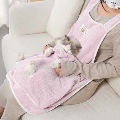 Pet Holding & Grooming Overclothes with Lint Resistance