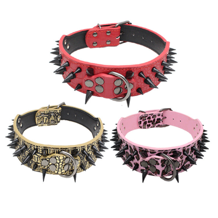 Explosion-Proof Rivet Bite-Proof Pet Collar