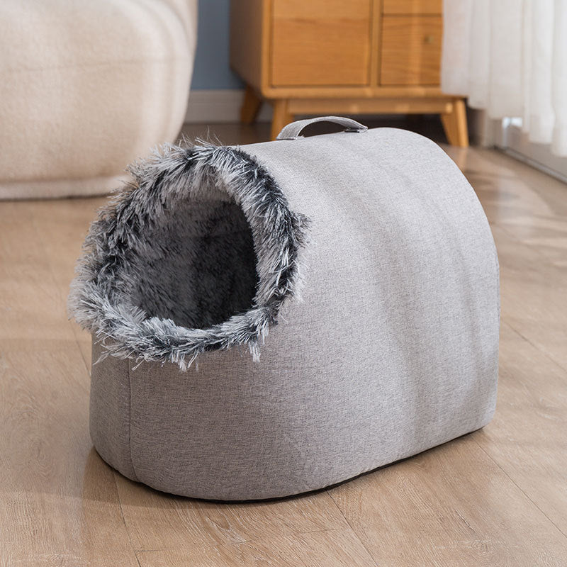 Autumn and Winter Fleece-lined Pet Nest