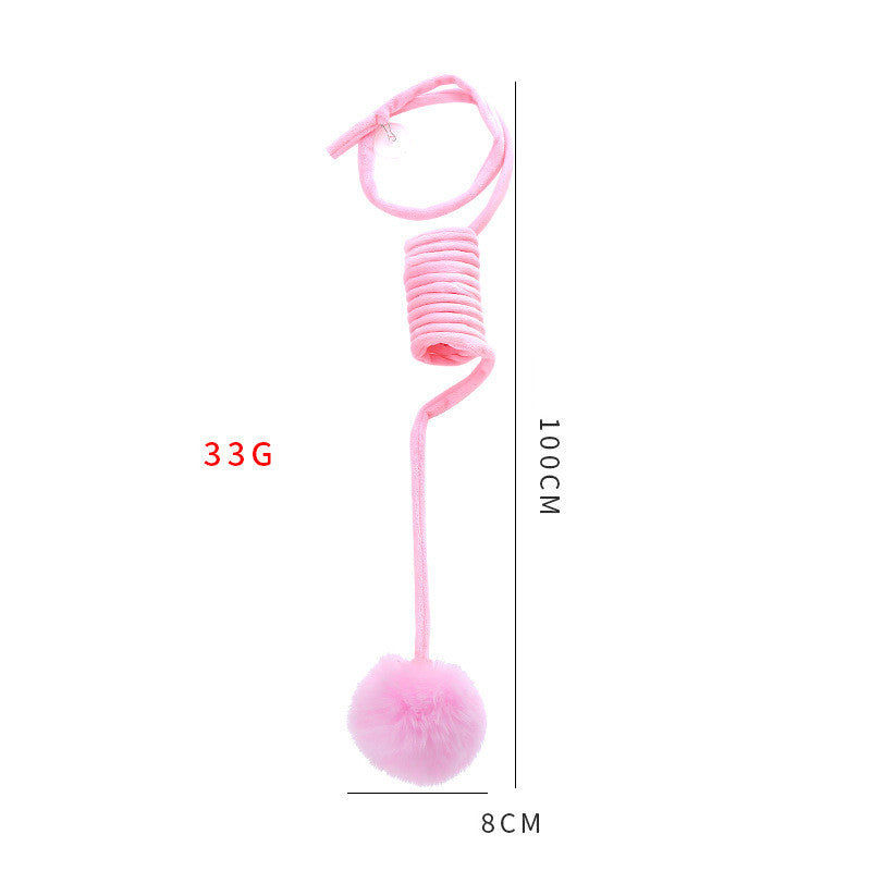 Interactive Ball Spring Cat Toy