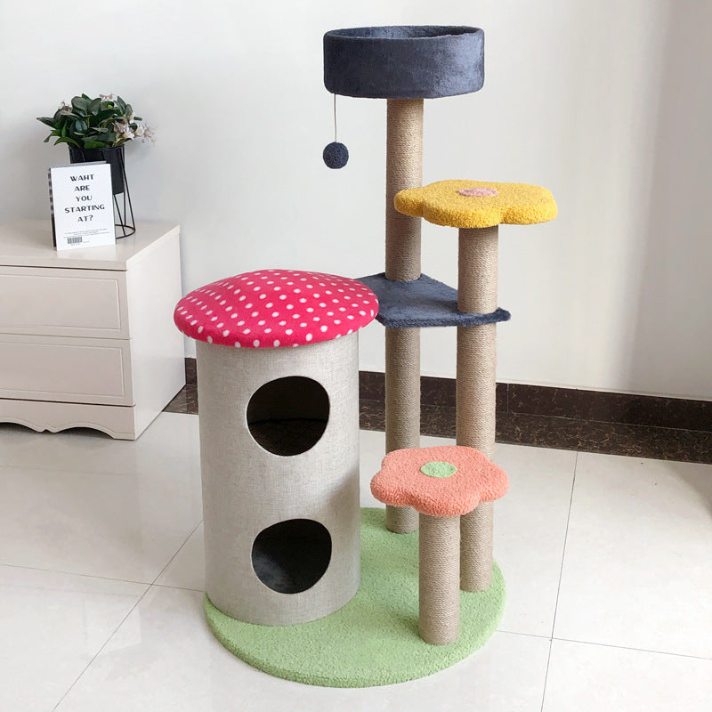 Cat Tower Scratch Board Climbing Tree