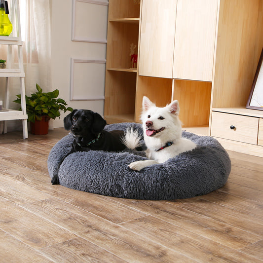 Fluffy Donut Dog Bed