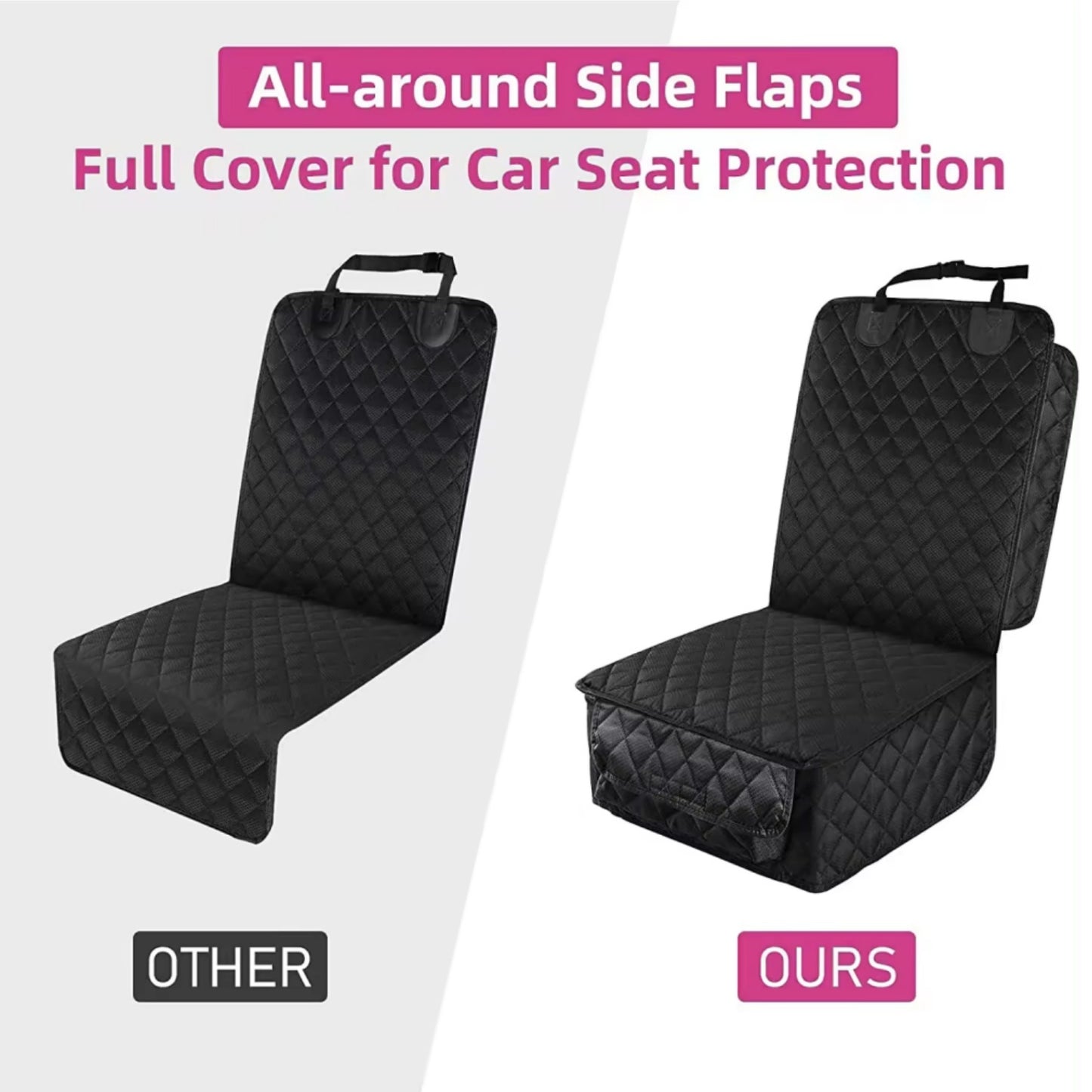 Waterproof Dog Car Seat Cover - Scratch Proof & Nonslip Vehicle Seat Protector