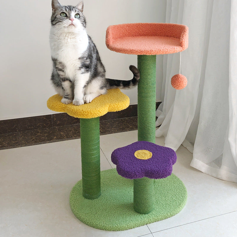 Cat Tower Scratch Board Climbing Tree