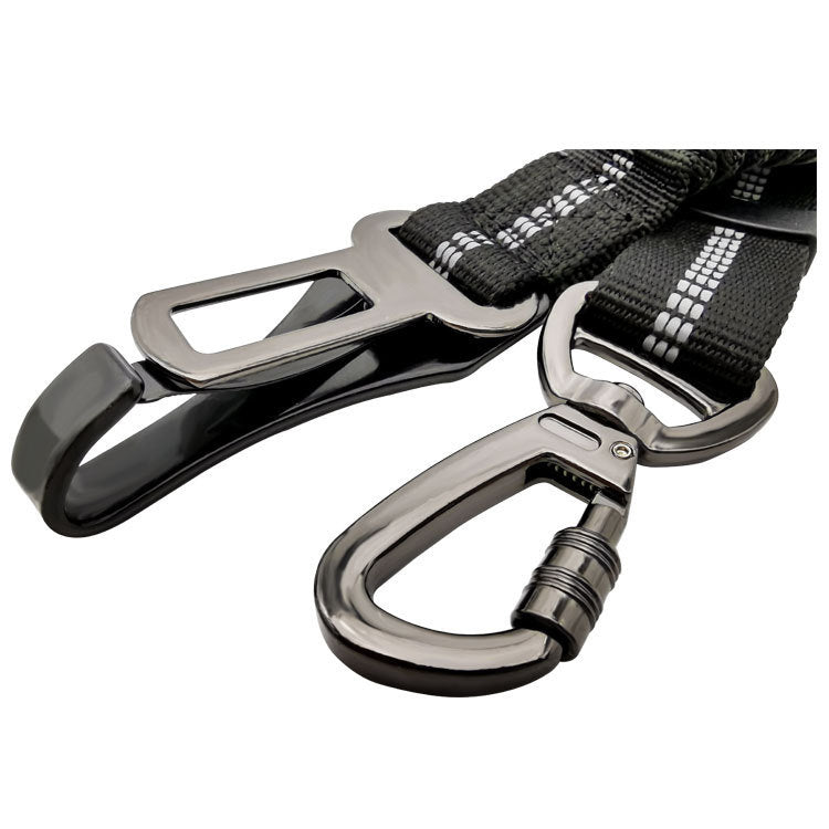 Reflective Retractable Dog Car Seat Belt