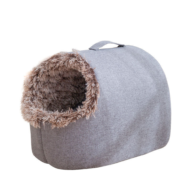 Autumn and Winter Fleece-lined Pet Nest