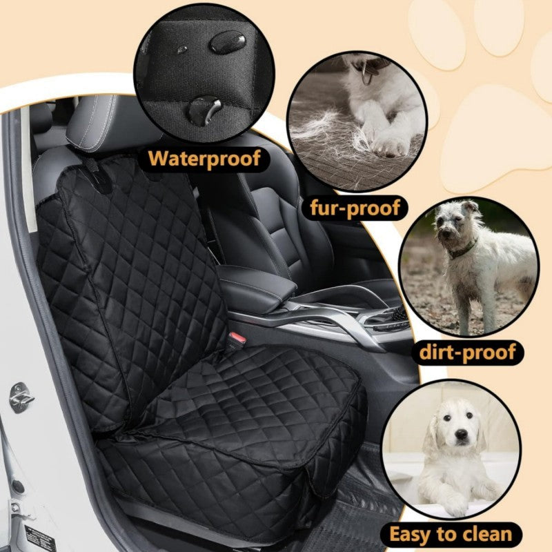 Waterproof Dog Car Seat Cover - Scratch Proof & Nonslip Vehicle Seat Protector