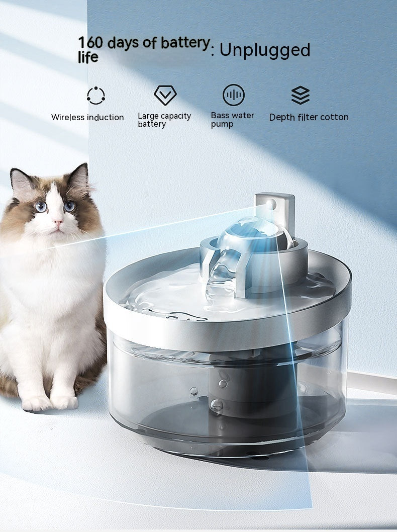 Wireless Induction Cat Water Fountain