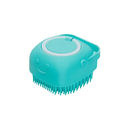 Pet Massage Shampoo Dispenser Brush