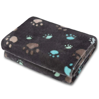 Plush Flannel Pet Sleeping Warm Blanket for Dogs and Cats