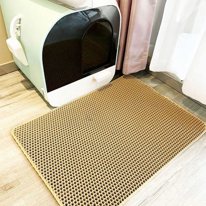 Cat Litter Mat Waterproof Double Layer Trapping Mat