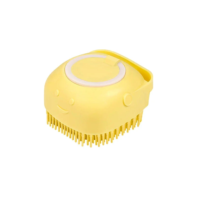 Pet Massage Shampoo Dispenser Brush