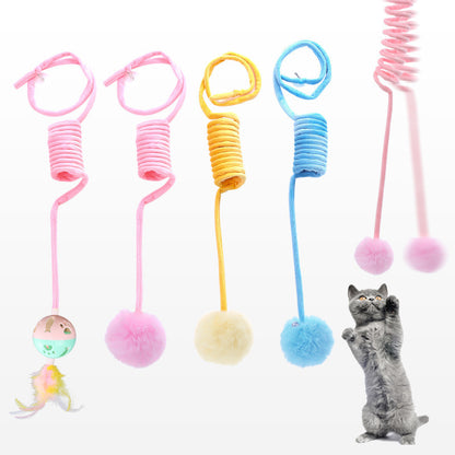 Interactive Ball Spring Cat Toy