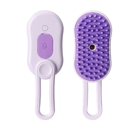 Pet Cat Steam Spray Brush for Grooming and Massage